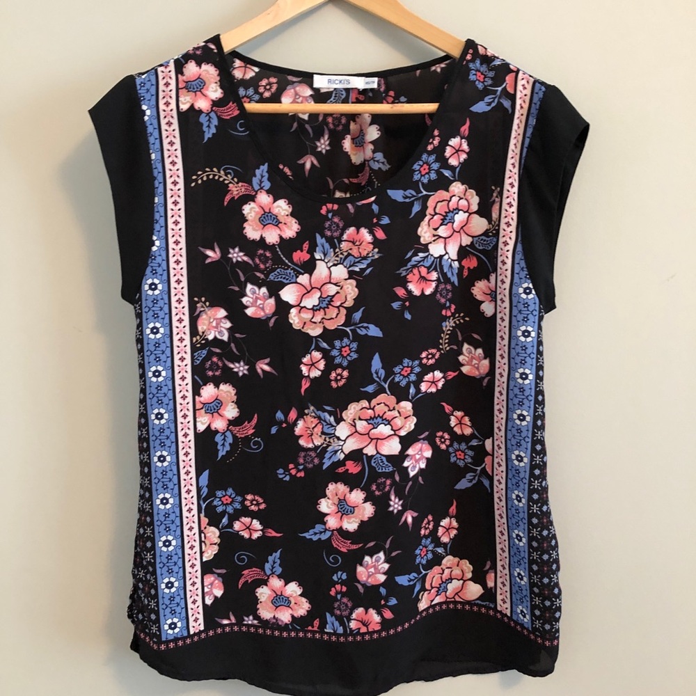 Cleo floral sleeveless blouse - Picture 2 of 4